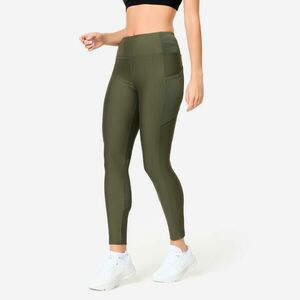 Colanți Fitness cu buzunar pentru telefon Verde Kaki Damă imagine