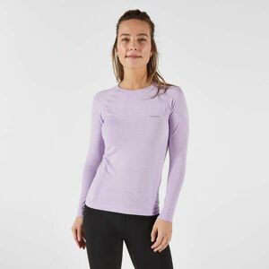 Bluză fără cusături alergare KIPRUN Run 500 Lila Damă imagine