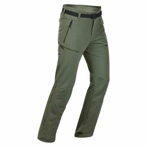 Pantalon Iarnă Călduros Hidrofob Drumeție SH500 Verde Bărbați imagine