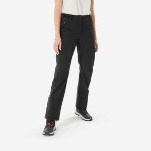 Pantalon Iarnă Călduros Hidrofob Drumeție SH500 Negru Damă imagine