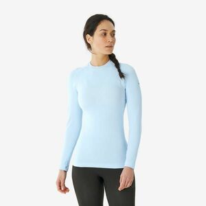 Bluză termică schi BL 180 Seamless Albastru deschis Damă imagine