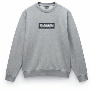 Napapijri B-BOX LOGO Hanorac pentru bărbați, gri, mărime XXXL imagine