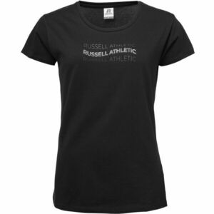 Russell Athletic SS CREW T-SHIRT Tricou de damă, negru, mărime imagine