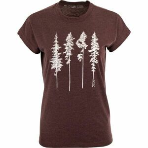 ALPINE PRO KILA Tricou damă, vișiniu, mărime imagine