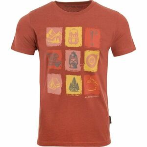 ALPINE PRO NEWEC Tricou de bărbați, portocaliu, mărime imagine