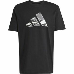 adidas M CAMO LOGO TEE Tricou pentru bărbați, negru, mărime XXXL imagine