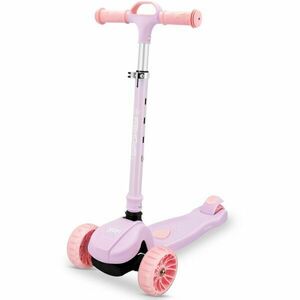 Spokey HOPI Tricicletă pliabilă cu roți luminoase pentru copii, roz, mărime imagine