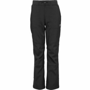 Lewro DORAY Pantaloni softshell copii, negru, mărime 116-122 imagine