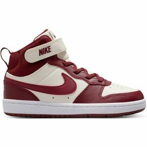 Nike COURT BOROUGH MID 2 Încălțăminte pe gleznă pentru copii, vișiniu, mărime 34 imagine