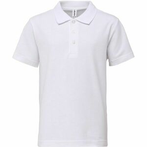 Lewro SCHOOL Tricou polo băieți, alb, mărime 140-146 imagine