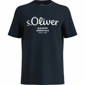 s.Oliver LOGO T-NOOS Tricou bărbați, albastru închis, mărime imagine