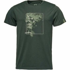 LOAP BOHOR Tricou casual bărbați, verde închis, mărime imagine