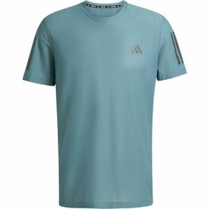 adidas OWN THE RUN TEE Tricou alergare bărbați, verde închis, mărime imagine