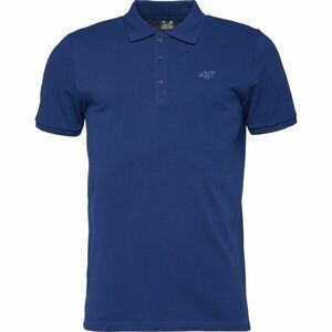 4F POLO SHIRT Tricou polo bărbați, albastru închis, mărime imagine