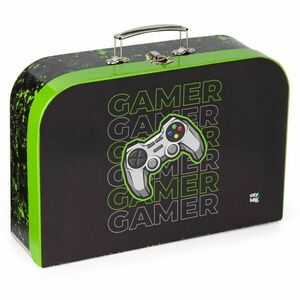 Oxybag 34 CM GAMER Geantă pentru desen, negru, mărime imagine