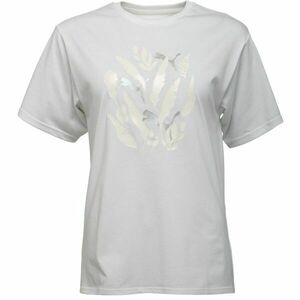 Puma GRAPHIC RELAXED LEAF TEE Tricou pentru femei, alb, mărime imagine