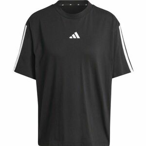 adidas 3-STRIPES TEE W Tricou damă, negru, mărime imagine
