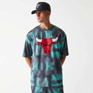 New Era CHICAGO BULLS NBA ALL OVER PRINT Tricou de bărbați, verde închis, mărime imagine
