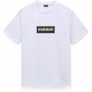 Napapijri S-BOX LOGO Tricou bărbați, alb, mărime imagine