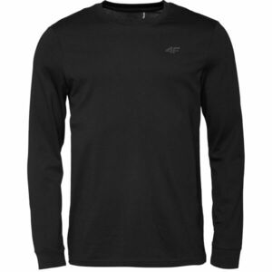 4F LONGSLEEVE Tricou de bărbați, negru, mărime imagine
