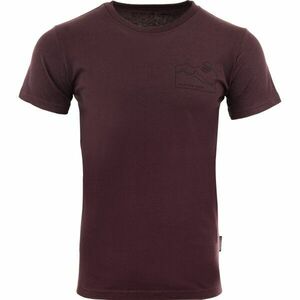 ALPINE PRO BREJ Tricou de bărbați, vișiniu, mărime imagine
