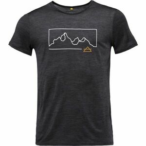 Devold ACTIVE "OUTLINE" TEE Tricou bărbați, gri închis, mărime imagine