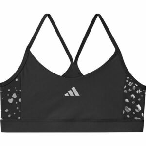 adidas JG TRAINING - ESSENTIALS GLAM BRA Sutien sport fete, negru, mărime imagine