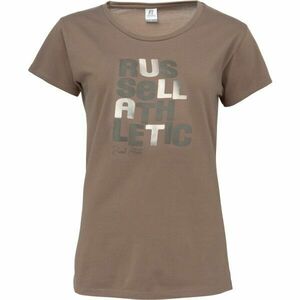 Russell Athletic SS CREW T-SHIRT Tricou de damă, maro, mărime imagine