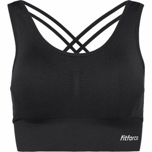 Fitforce YANKA Sutien fără cusături pentru femei, negru, mărime imagine