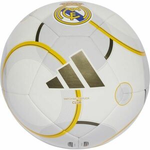 adidas REAL MADRID CLUB HOME Minge de fotbal, alb, mărime imagine