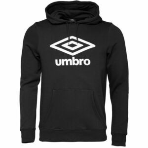 Umbro LARGE LOGO HOODIE ESSENTIALS Hanorac pentru bărbați, negru, mărime imagine
