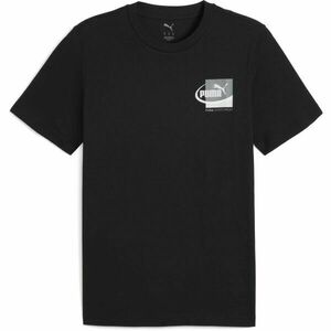 Puma GRAPHIC SMALL BOX TEE Tricou de bărbați, negru, mărime imagine
