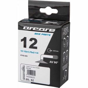 Arcore 12AV90 Cameră bicicletă, negru, mărime imagine