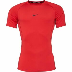 Nike M NP DF TIGHT TOP SS Tricou de antrenament pentru bărbați, roșu, mărime imagine