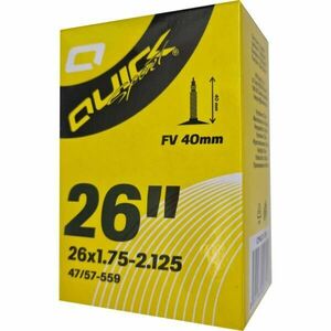Quick FV26 x 1.75-2.125 40mm Cameră de bicicletă, negru, mărime imagine
