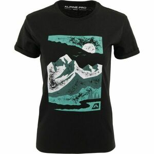 ALPINE PRO NUNA Tricou pentru femei, negru, mărime imagine