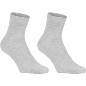 SCHOLL BAMBOO QUARTER 2P Șosete scurte din bambus, gri, mărime imagine