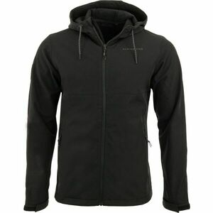 ALPINE PRO HEDEG Jachetă softshell pentru bărbați, negru, mărime imagine