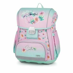 Oxybag PREMIUM FLOWERS Rucsac anatomic, roz, mărime imagine