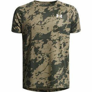 Under Armour UA TECH 2.0 SS Tricou sport băieți, kaki, mărime L imagine