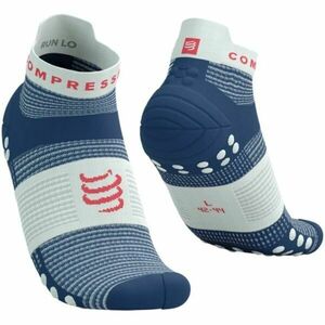 Compressport PRO RACING SOCKS V4.0 RUN LOW Șosete de alergare, albastru, mărime imagine