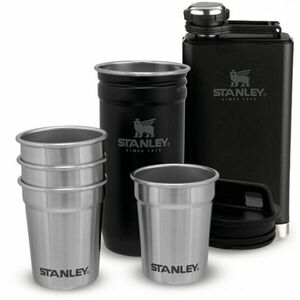STANLEY ADVENTURE SERIES 250ml Butelcă + pahar, negru, mărime imagine