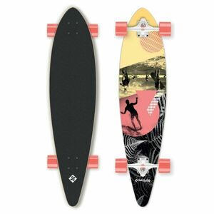 Street Surfing PINTAIL 40" HULLABALOO Longboard, portocaliu, mărime imagine