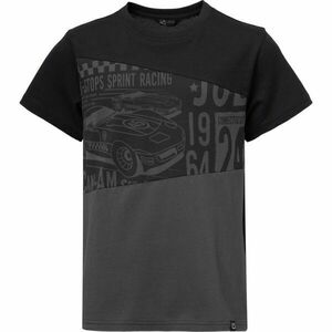 Lewro DATHAN Tricou pentru băieţi, negru, mărime 116-122 imagine
