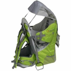 GUTO DELUXE Rucsac transport copii, verde, mărime imagine
