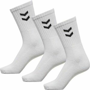 Hummel 3-PACK BASIC SOCK Șosete, alb, mărime imagine