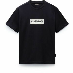 Napapijri S-BOX LOGO Tricou bărbați, negru, mărime imagine