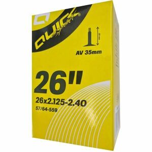 Quick AV26 x 2.125-2.5 35mm Cameră de bicicletă, negru, mărime imagine