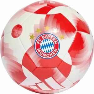 adidas FC BAYERN CLUB HOME Minge de fotbal, alb, mărime imagine