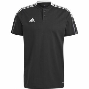 adidas Tricou polo bărbați Tricou polo bărbați, negru imagine